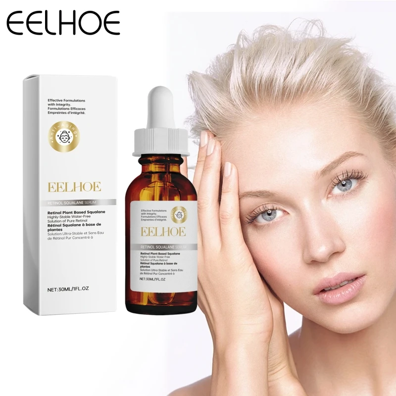 1% Retinol Squalane Face Serum Hyaluronic Acid Moisturizing Lifting Tender Skin Facial Serum Hydrating Products Beauty Skincare