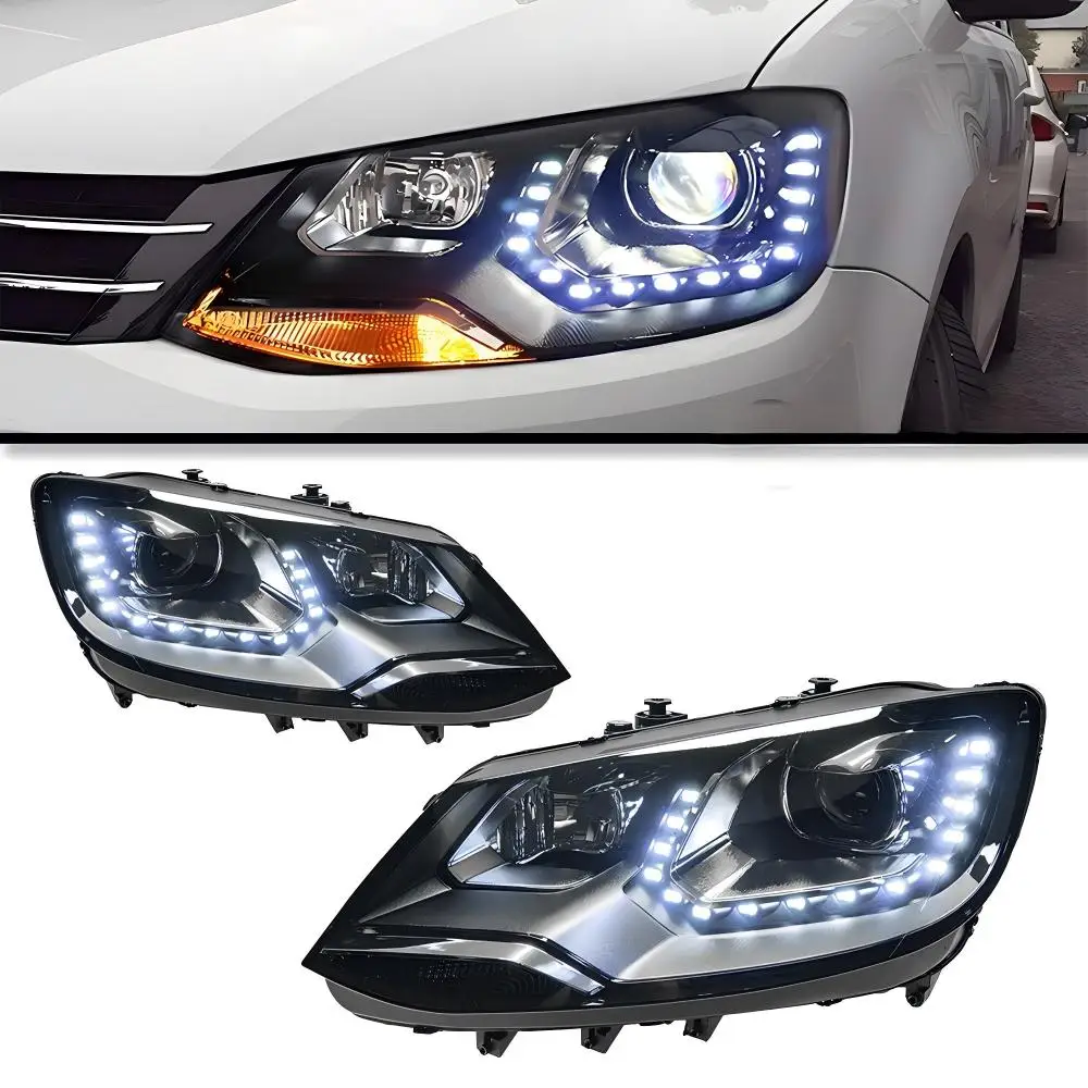 

For Volkswagen Sharan 2012-2020 DRL Upgrade Turn Signal Modified Assembly Signal Auto Accessories