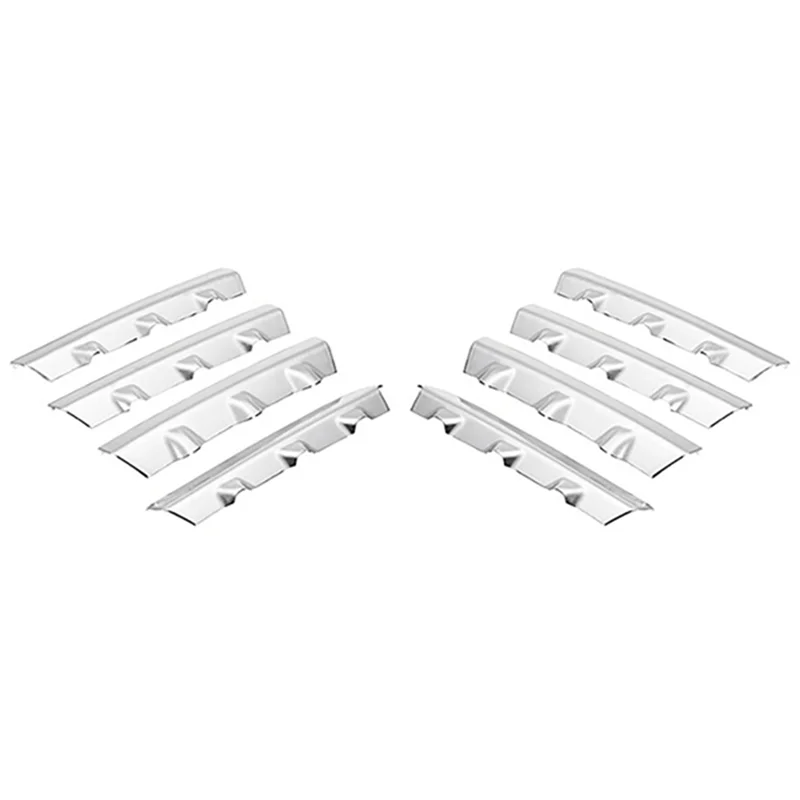 

Car Chrome Front Grille Trim Cover Modify Decorative Bright Strip Fit For Nissan Qashqai J10 2008-2011 Car Styling