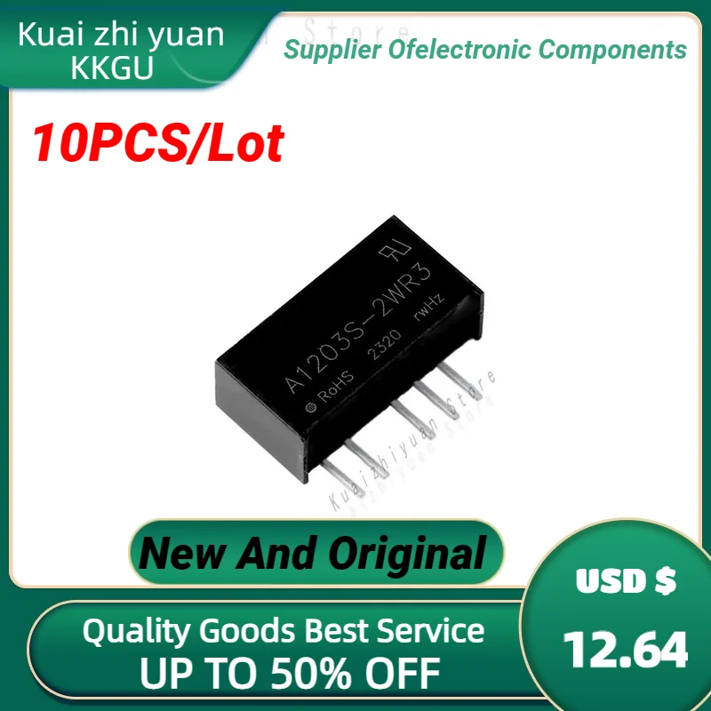 10PCS/Lot New And Original A1203S-2WR3 A1205S-2WR3 A1209S-2WR3 A1212S-2WR3 A1215S-2WR3 A1224S-2WR3 DC-DC Power Supply Module