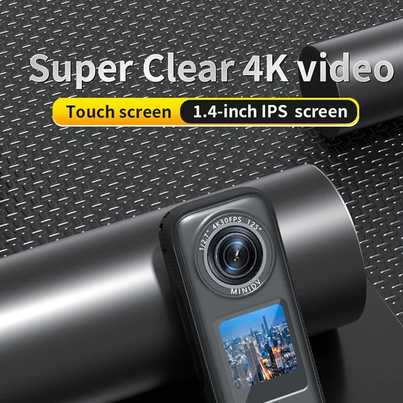 4K HD WIFI Wireless Sports Camera Motorcycle Driving Recorder Outdoor Helmet Cycling Photography Video Recorder, Durable