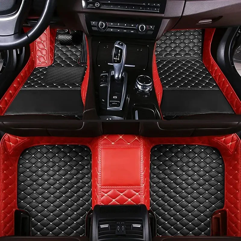 

Custom Splicing Colors Car Floor Mats for Land Rover Discovery 5 5 Seat 2017-2022 Year Interior Details Carpet Car Accessories