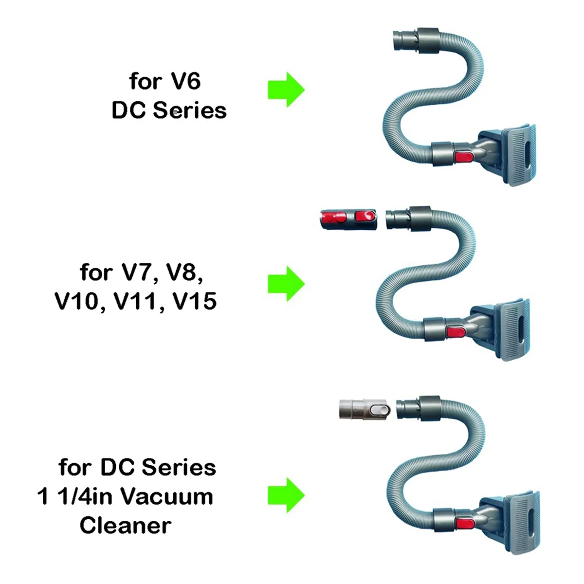 掃除機用のペットブラシツール,v6,v7,v8,v10,v11,dc24,dc31,dc34,dc35用の延長ホース