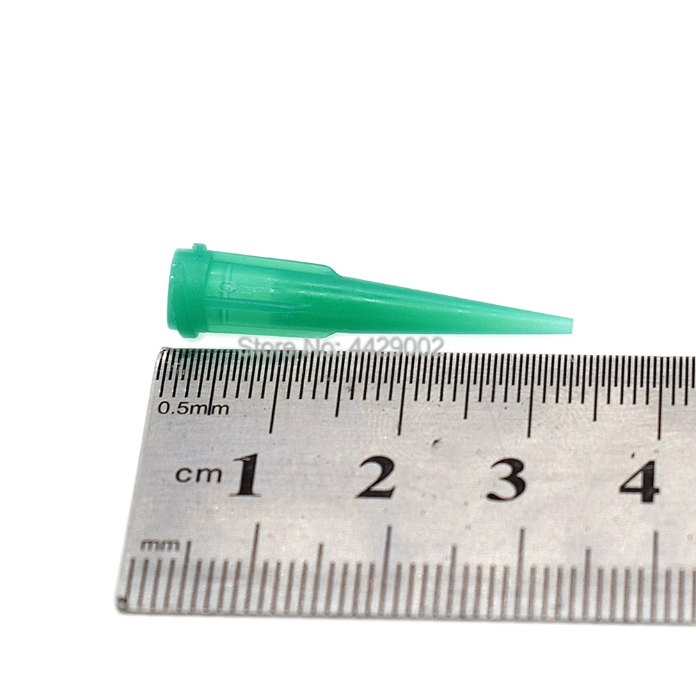 6000 Stück 18G Dosier-Nadelwerkzeug-Set, konische Spitze, konische Dosierklebstoffnadeln, Lötpasten-Spender, 30 mm konische stumpfe Spitzen – Detail 4