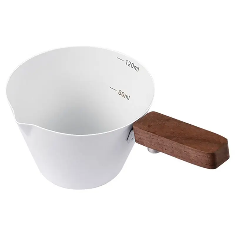 GTBL Easy To Clean Coffee Measuring Cup 120Ml 304 Stainless Steel Coffee Cup Cocktail Mixing High Accuracy Scale