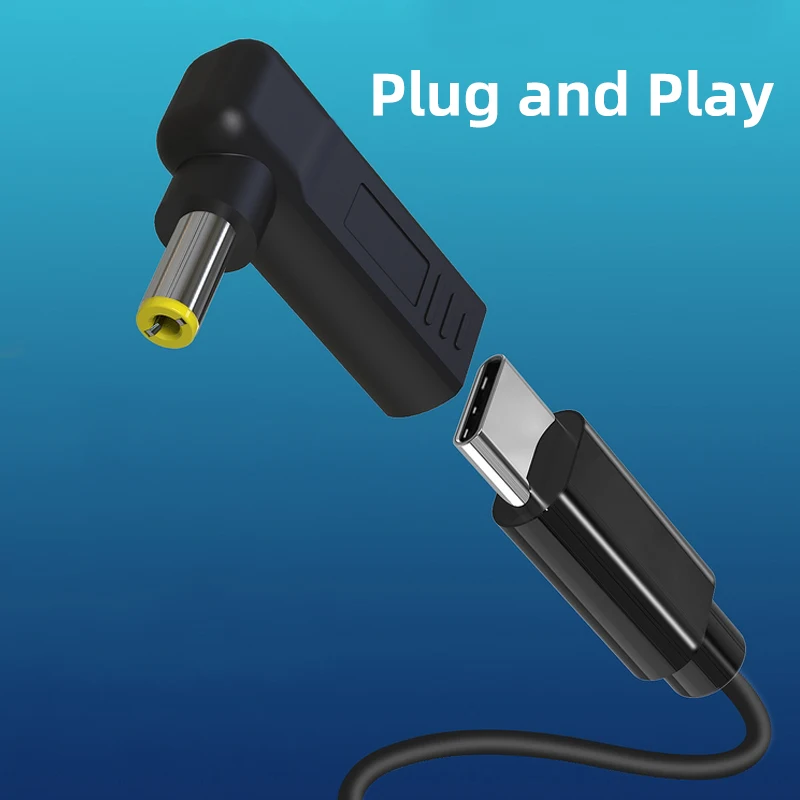 Adaptador Universal para ordenador portátil, convertidor USB C PD a 4,5x3,0, 3,0x1,1, 5,5x2,5, 7,4x5,0, 7,9x5,5, 4,0mm x 1,35
