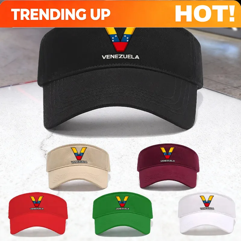 A Light Panel Printed Cap Featuring Elements of The Venezuela Flag, Designed for Breathability And Elasticity, Suitable for Golf