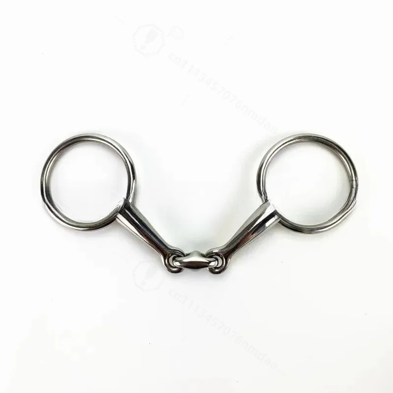 Three Section Hydraulic Stainless Steel Horse Bit  Equestrian Mouthpiece Head Harness Accessories for Horse Riding