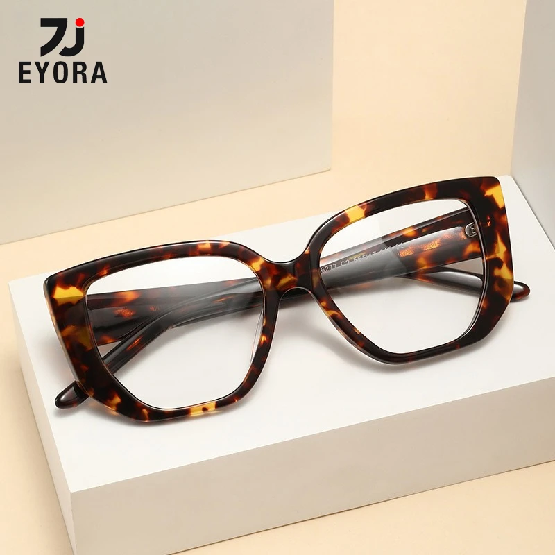 

EYORA Vintage Butterfly-framed Acetate Reading Glasses Anti Blue Ray Myopia and Hyperopia Photochromic Prescription Eyewear Lens