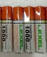 NewLEXEL Force Can Xing 7 Batteria ricaricabile AAA 1000 MAH A $ 10 Batteria per strumenti Ricaricabile Li-ion CellA Buono