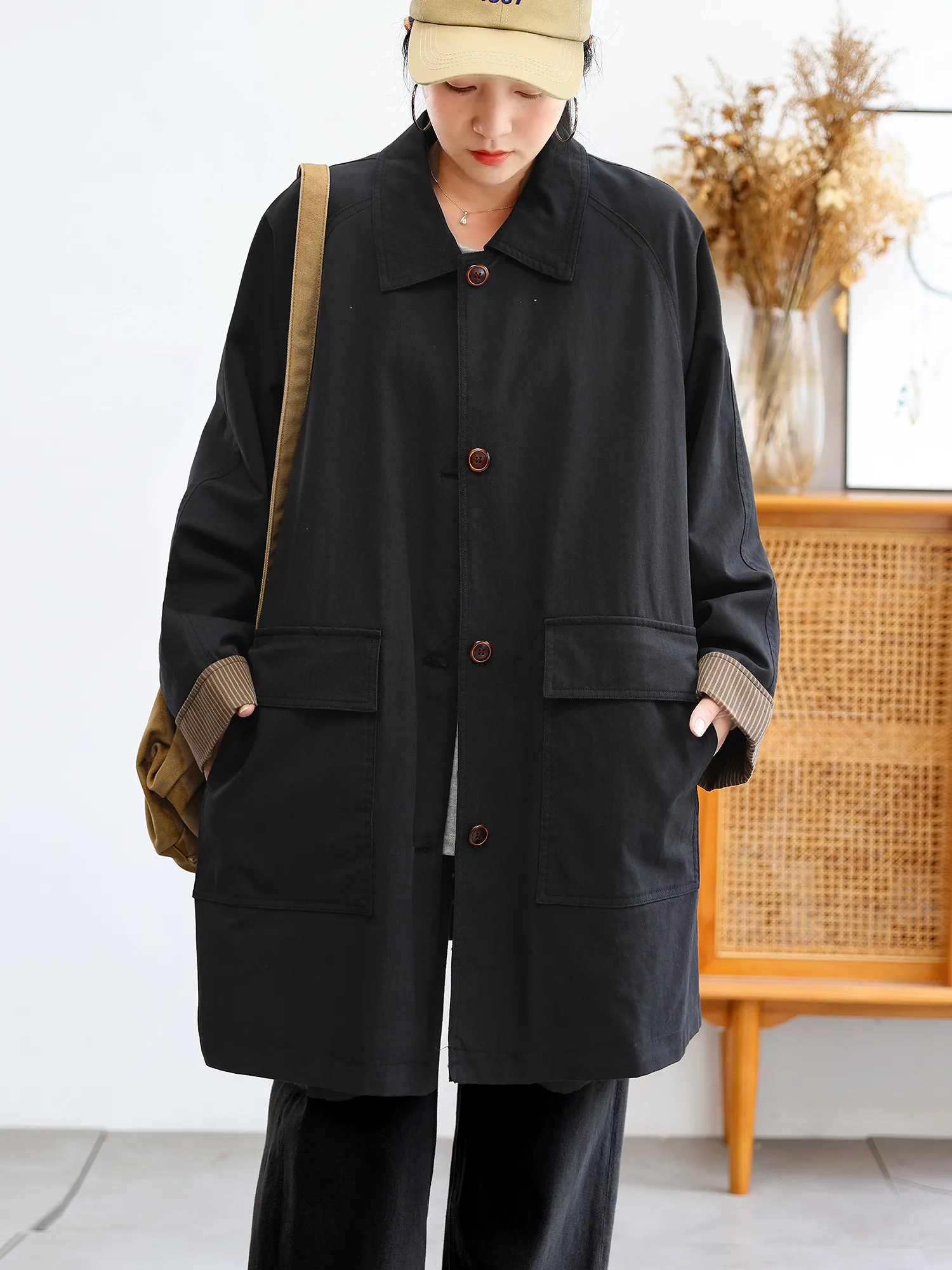 2026 Spring and Autumn New Women's Windbreaker Coat Work Clothes Windbreaker