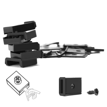 Evemodel HP37HO 6 Paar HO-Kupplungskastendeckel im Maßstab 1:87, mit Schrauben, Kupplungstaschenabdeckung