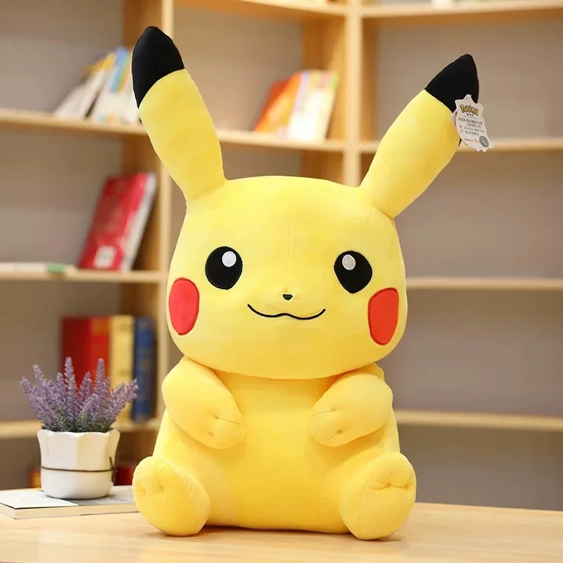 Simpatici peluche Pikachu bambola Anime Pokemon Kawaii grandi giocattoli di peluche ripieni morbidi regali di Natale di riempimento di alta qualità per i bambini