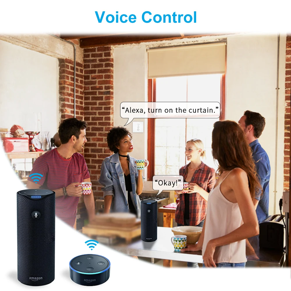Imagem -03 - Qcsmart-interruptor Cortina Cortina Kit de Controle Remoto Solução Inteligente Zigbee Tuya Vida Inteligente Trabalhar com o Assistente do Google Alexa Diy