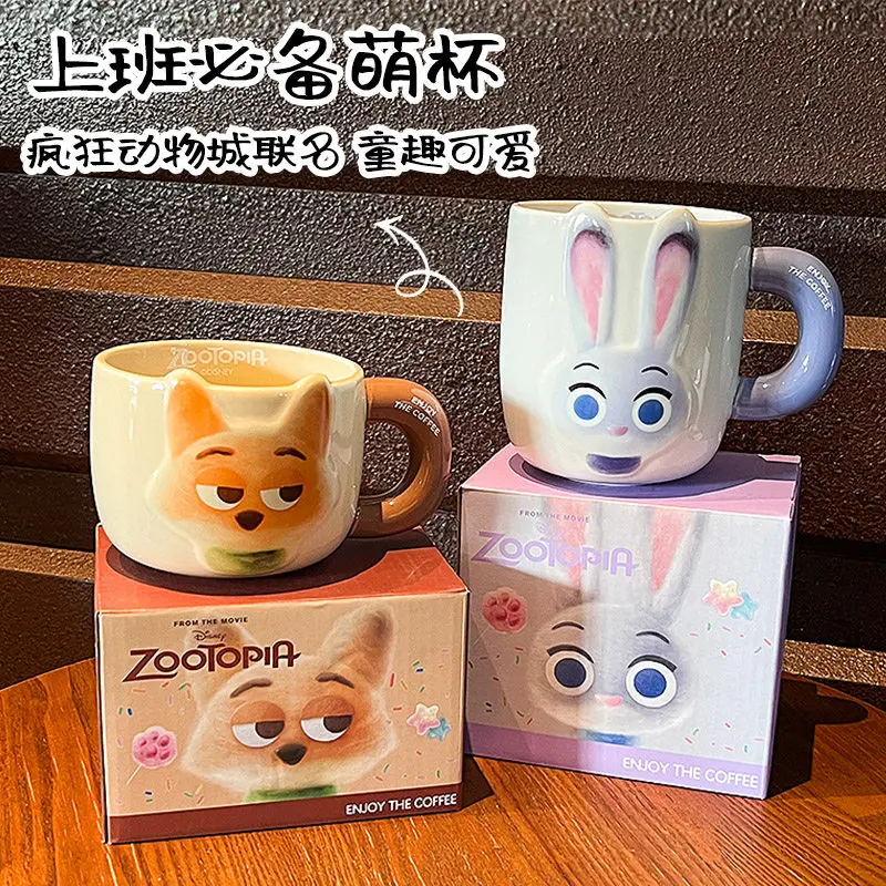 

Dis Zootopia Nick Wilde 3d Ceramic Mug Coffee Cup Couple Gift Birthday Present For Girlfriend Boyfriend Office Home Use