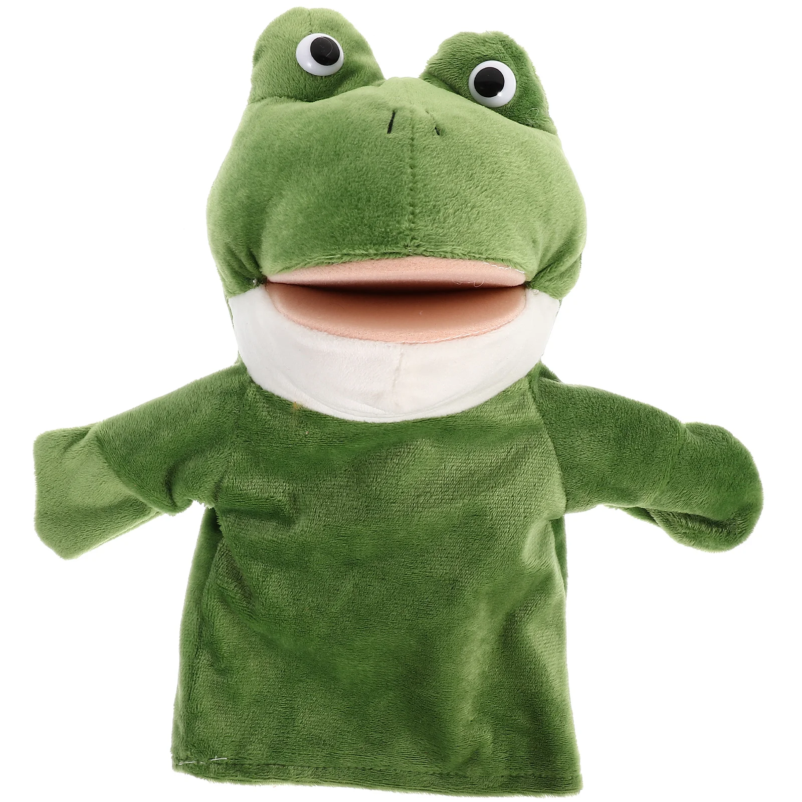 Puppets Toys for Toddlers Hand Early Education Kids Animal Movable Cartoon Storytelling Green Plush Small Child Parent-child