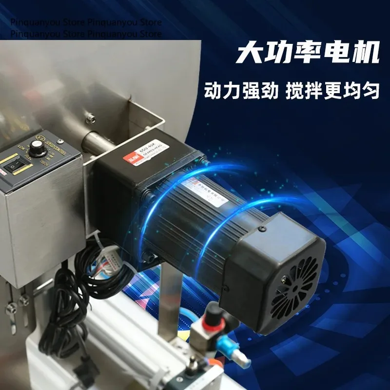 G2WTD-1000W Pneumatic Double Head Paste Filling Machine, Stainless Steel U-Type Mixing Quantitative Equipment for Sauce & Edible