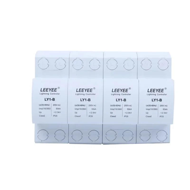 T1 Ac spd Surge Protector 50kA 4P Surge Protective Device for Low Voltage lightning Surge protection