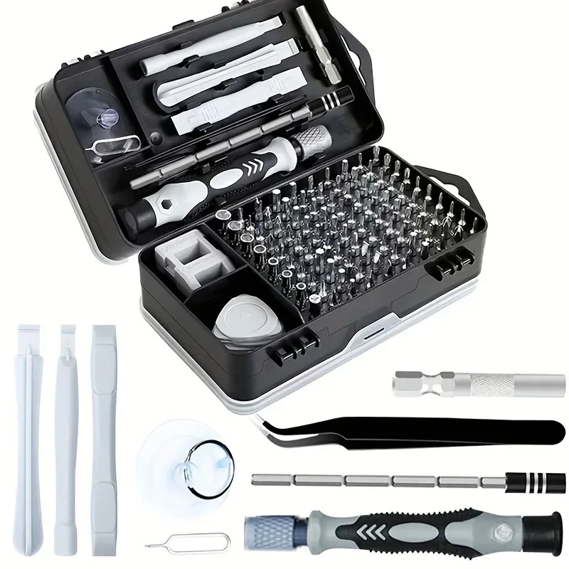 Magnetic Precision Screwdriver Set 115 in 1 Professional Repair Tools Nut Driver for Laptop Phone PC Electronics Maintenance