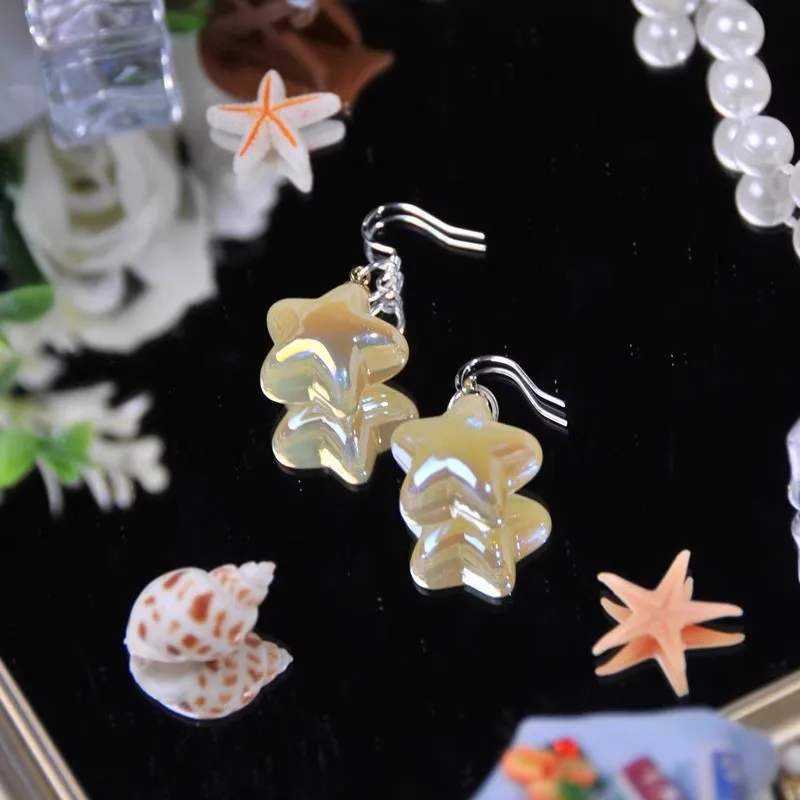 Mermaid Melody Pichi Pichi Pitch Hanon Houshou/Caren/Noel/Rina Touin/Seira Cosplay Earrings Prop Handmade Accessories