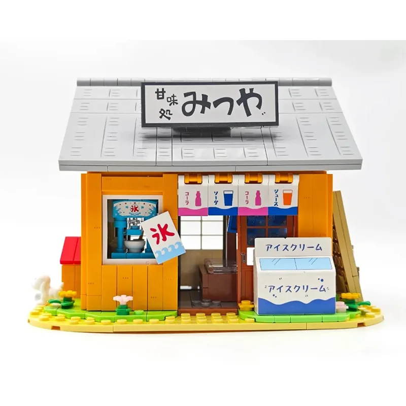 Wekki-Maison de Brindisi, modèle d'épicerie San Matsuya, série modulaire Street View, jouets de bricolage pour adultes, blocs de construction, cadeau pour garçon