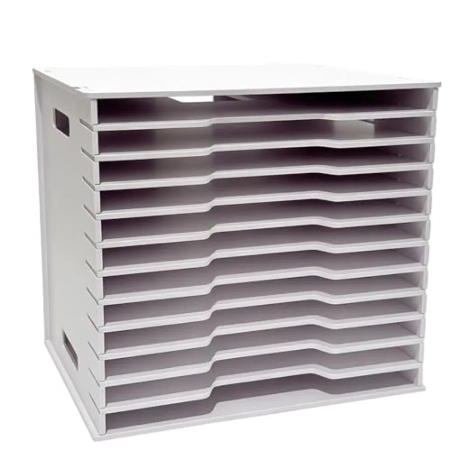 

Органайзер для бумаги для скрапбукинга, 12x12 дюймов, на 12 отделений, настольный, 12-ярусный, для хранения и сортировки бумаги для творчества