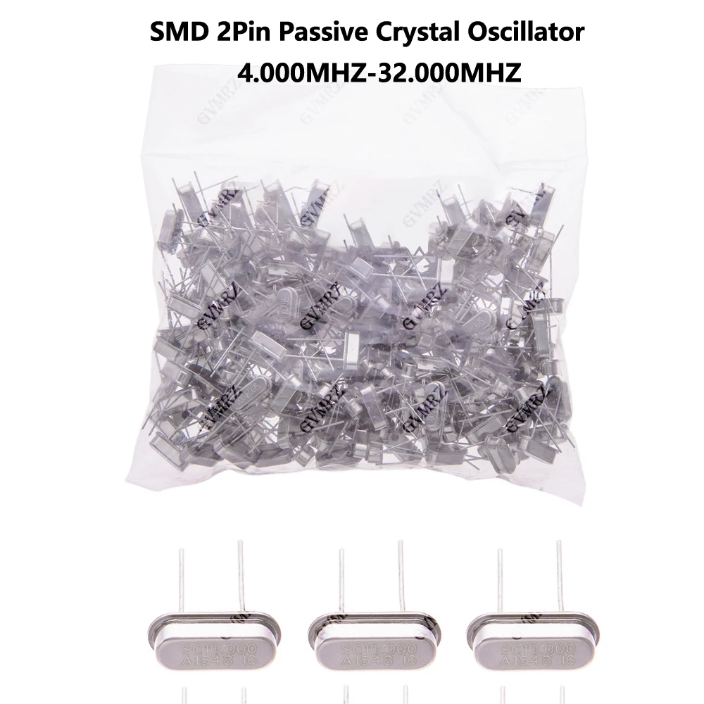 10PCS/200PCS 12.000MHZ  HC-49SMD SMD 2Pin Passive Crystal Oscillator 27MHZ 32MHZ 25MHZ 16MHZ High Precision Quartz Component
