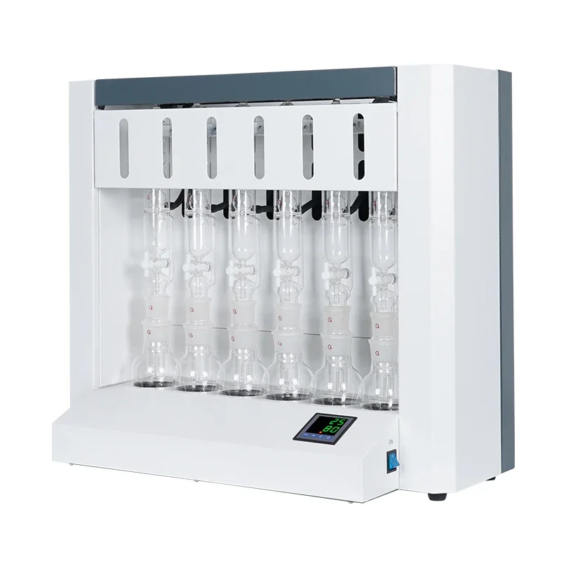 

Digital Display Fat Tester Laboratory Crude Fat Tester LC-SZF-06A Soxhlet Extraction Principle