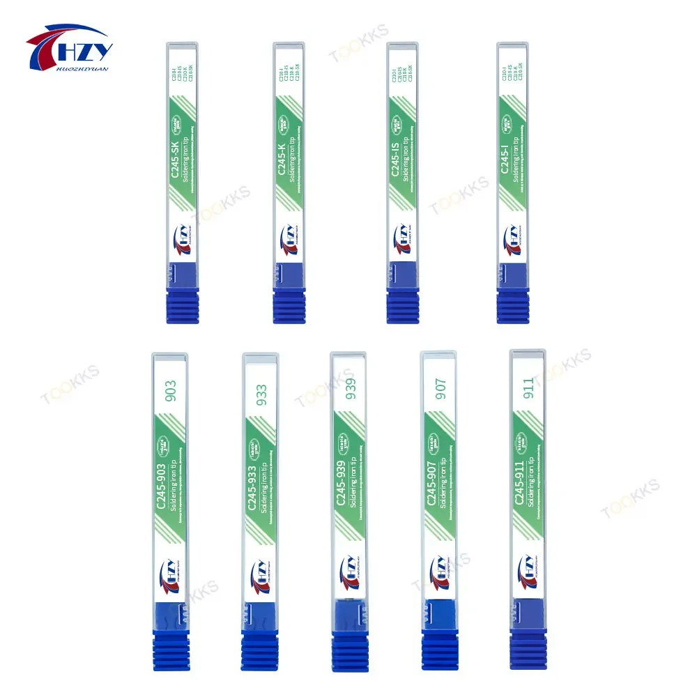 HZY OEM C245 Solder Tips C245-D22/D32 C245-032/933/939 C245-K/SK/I/IS Soldering Iron Tips For JBC Soldering Station Rework Tools