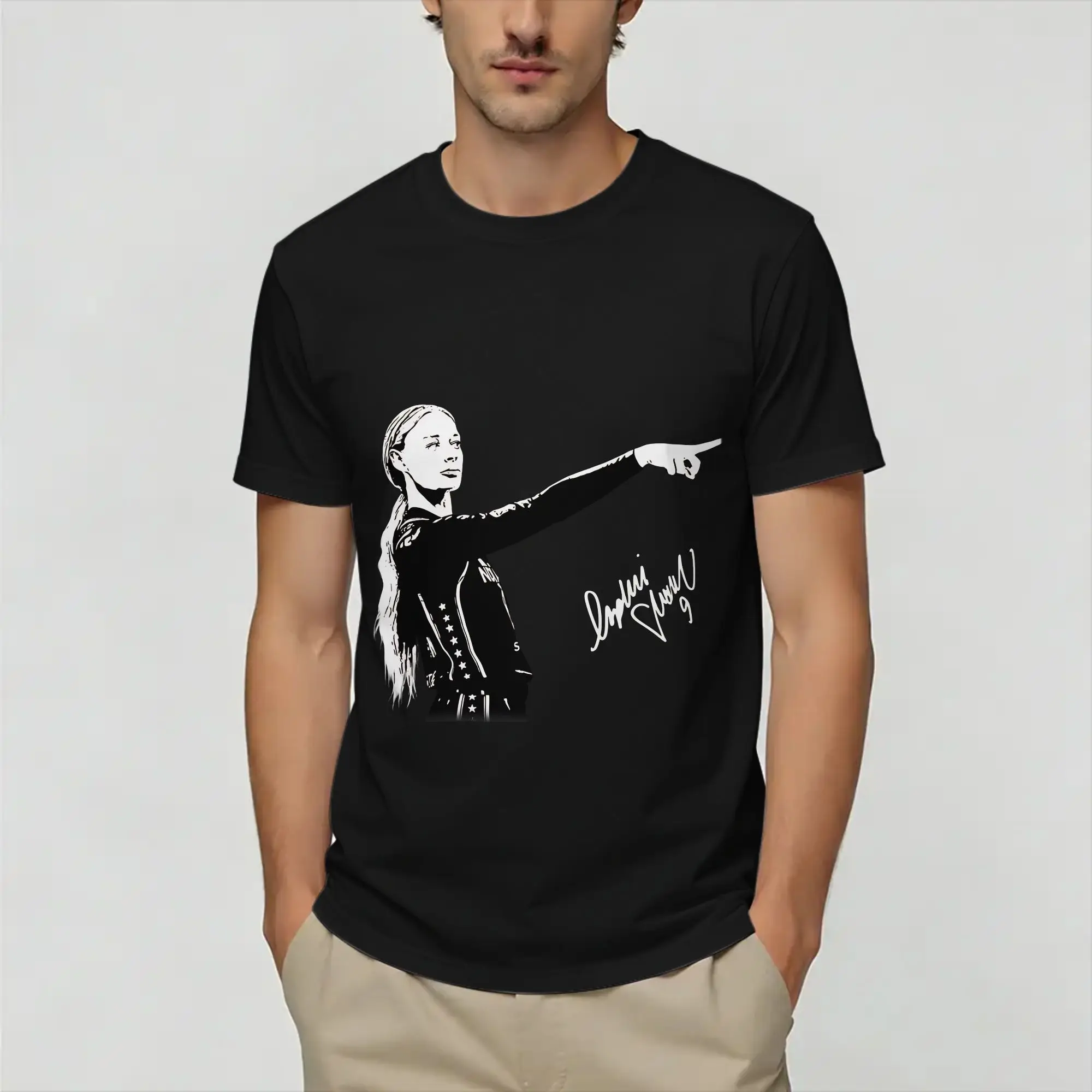 Men's Sophie Cunningham  T Shirts  Pure Cotton Clothing Cool Short Sleeve Round Neck Tees Printing T-Shirt