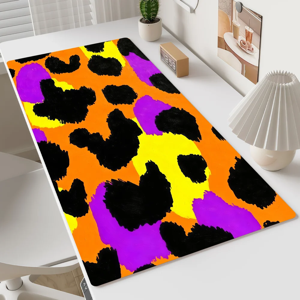 Mouse Pad MousePad Non-slip Lockedge Office Student L-Leopard Gaming Thickened Print Large Art Writing Pad Cushion