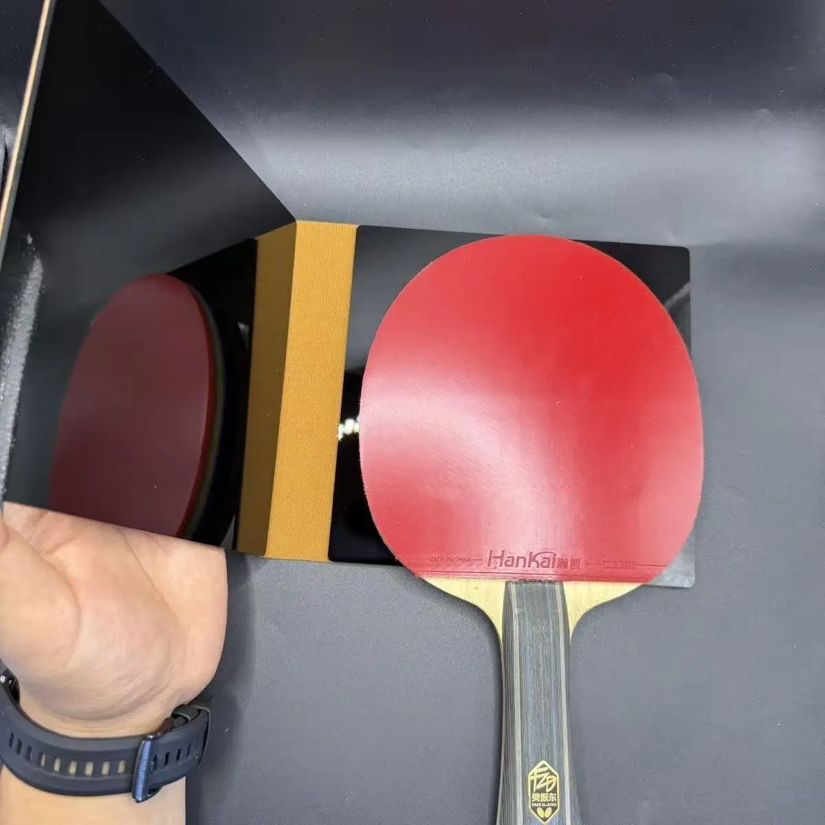 2026 Tischtennis-Schlägerhülle, Harte Acryl-Spiegelabdeckung für Schläger, Anti-Oxidation & Stoßschutz, Passend für die Meisten Schläger – Detail 10