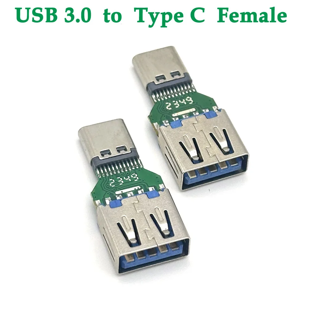 USB 3.0 to Type C Female USB Male Adapter Connector Type-C Micro USB Charger Adapter for Xiaomi Redmi Huawei Phone Converter