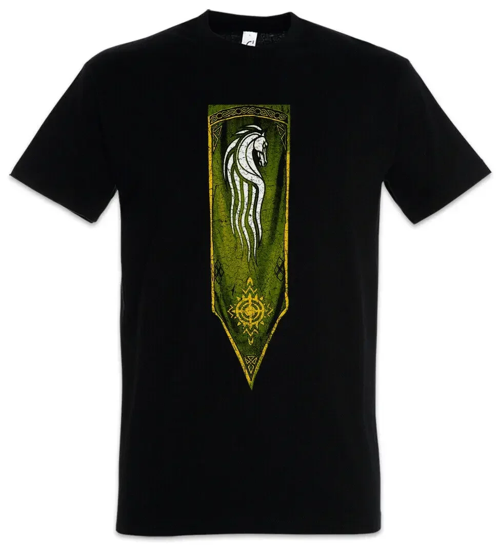 Horse Banner I T Shirt Lord Riders Of Rohan The Eomer Rings Flag Symbol