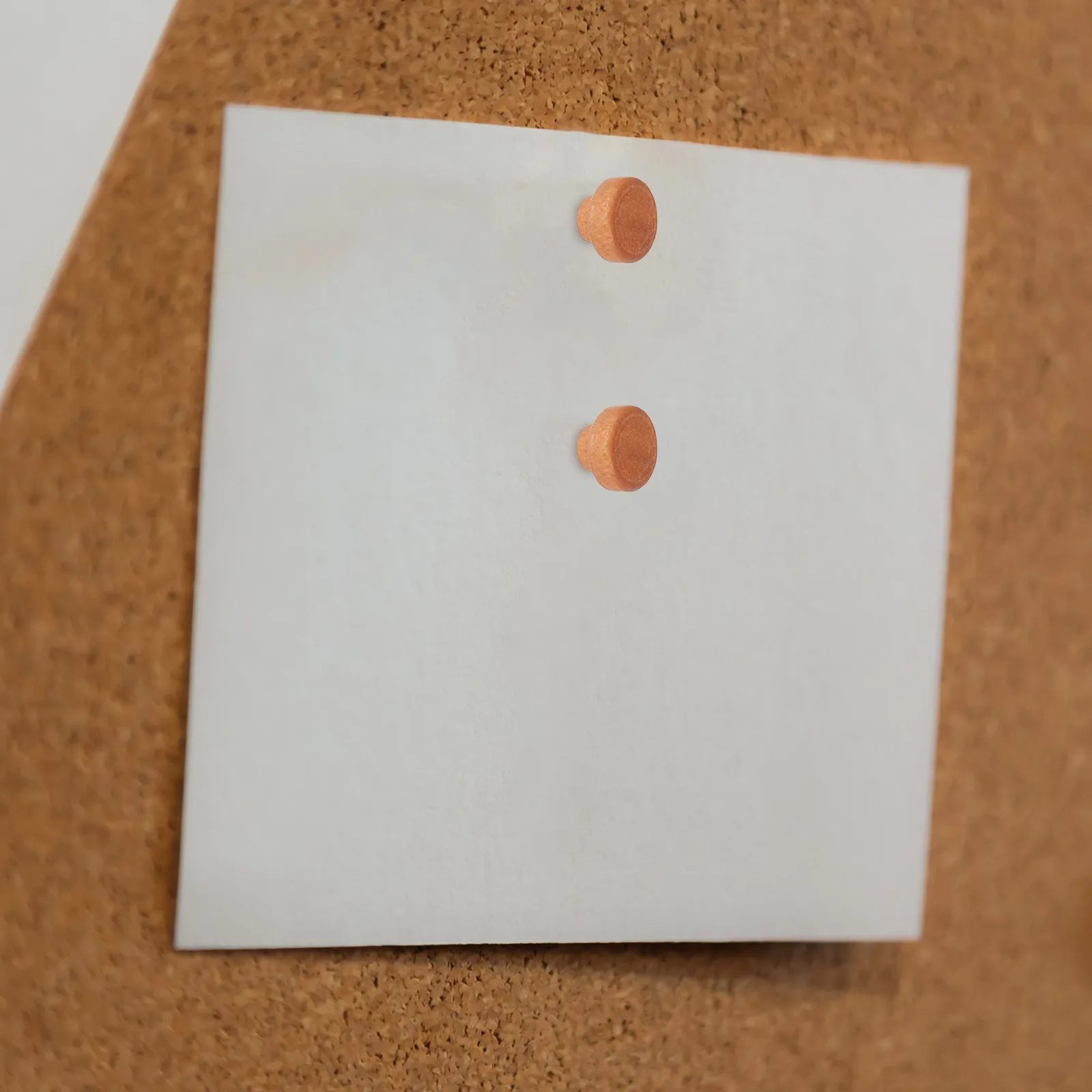 50Pcs Wooden Round Push Pins Smooth Surface Minimalist Thumbtacks Photo Wall Cork Board Decorative Office Supply Pins
