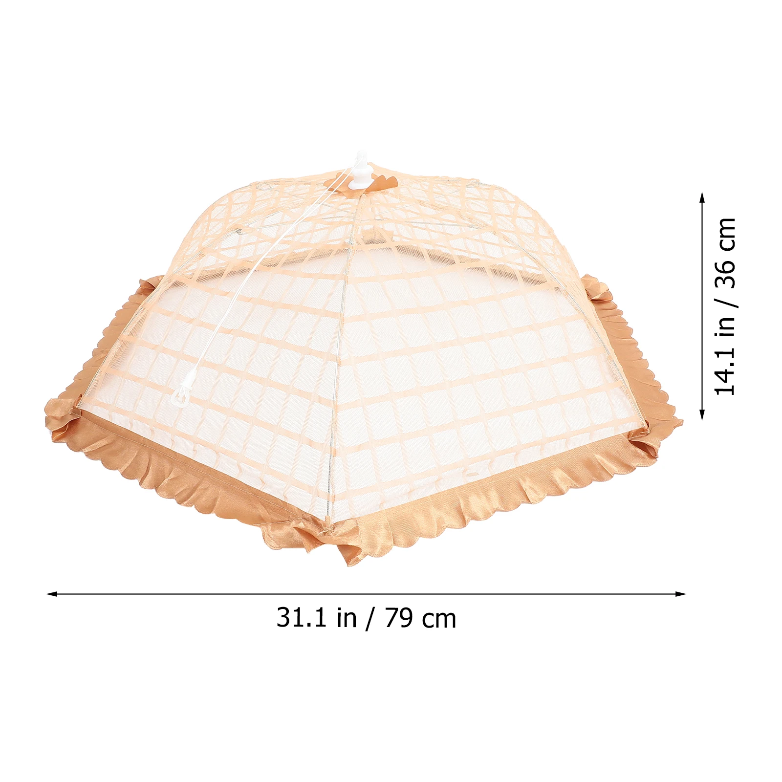 

Fly proof Food Cover Foldable Dish Protection Umbrella Vegetable Protector Table Food COVER Dust Proof Easy Clean Lace Design