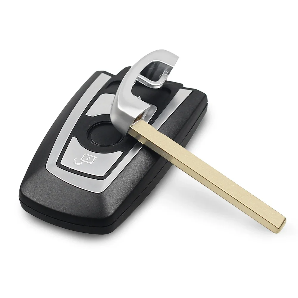 เคสกุญแจรีโมทรถยนต์ Dandkey 5 ชิ้น แบบ 3/4 ปุ่ม สำหรับ BMW ซีรีส์ 1 3 5 7 รุ่น E90 E92 E93 X3 X5 F10 F20 F30 F40 GT