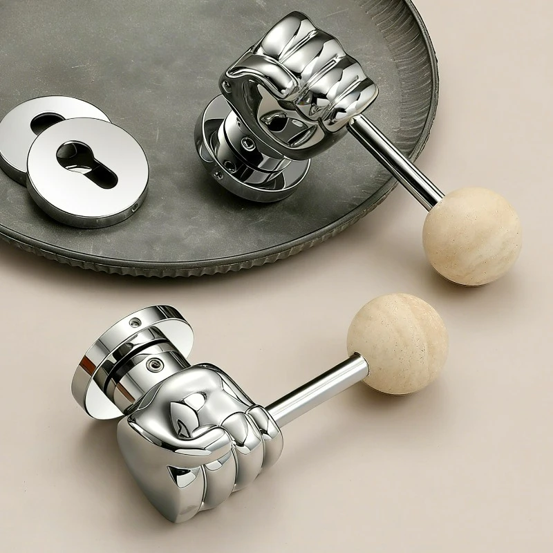 

Creative and Personalized Indoor Door Lock, Light Luxury Universal Bedroom, Bathroom, Conference Room, Silent/magnetic Door Lock