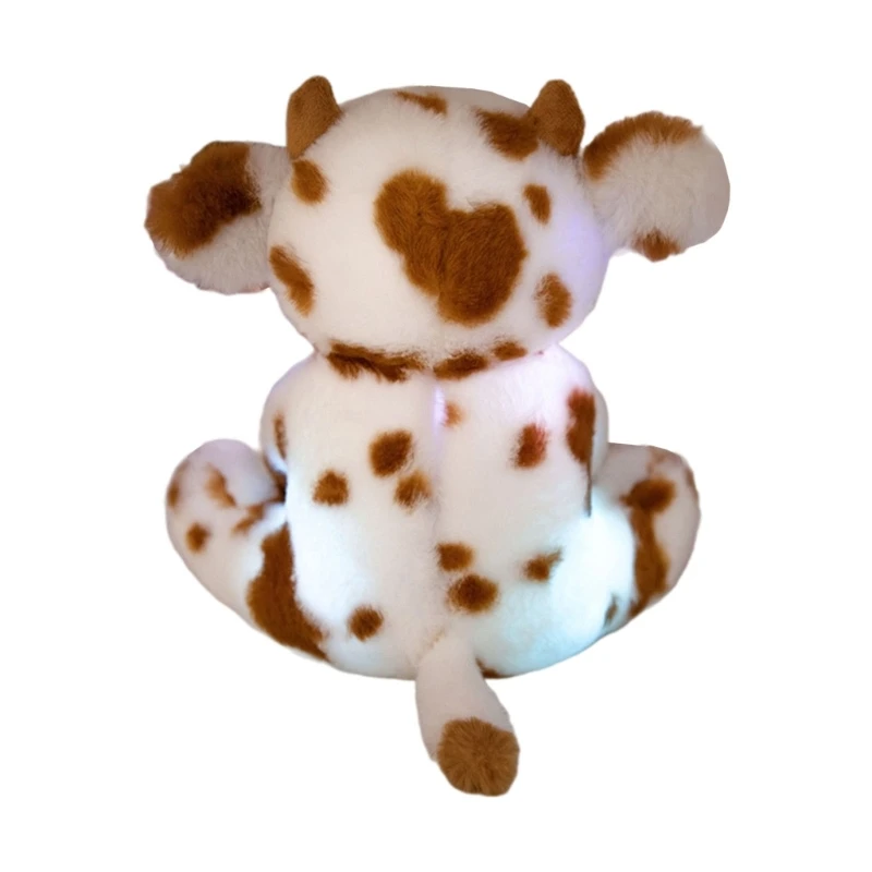 Photostudio – oreiller poupée, cadeau fête, poupée vache mignonne, Animal lumineux