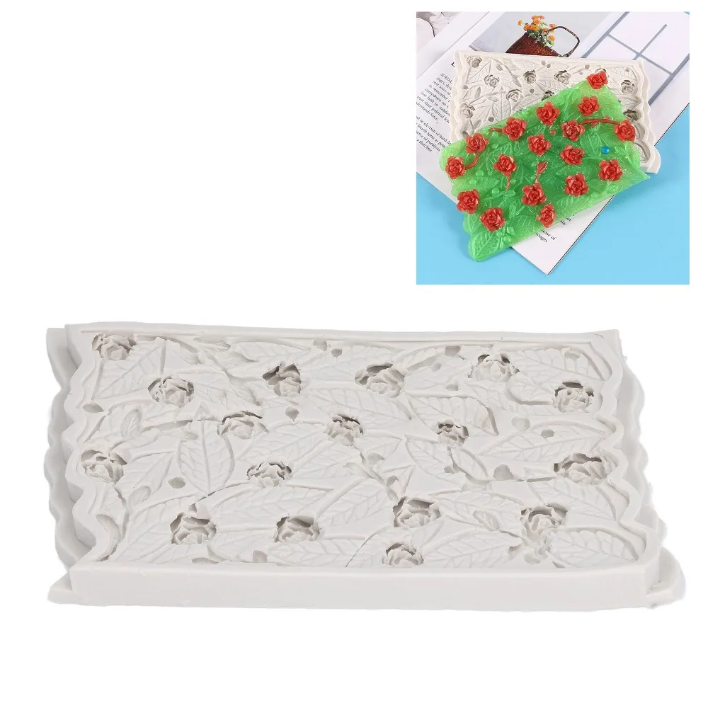 Food Grade Silicone Fondant Cake Decorating Mold Assorted Texture Pattern Flexible Non-Stick Texture Decorating Mold