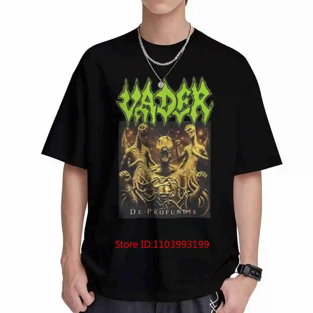 Vader De Profundis Heavy Metal Short Sleeve Tee 100% Cotton T-Shirt
