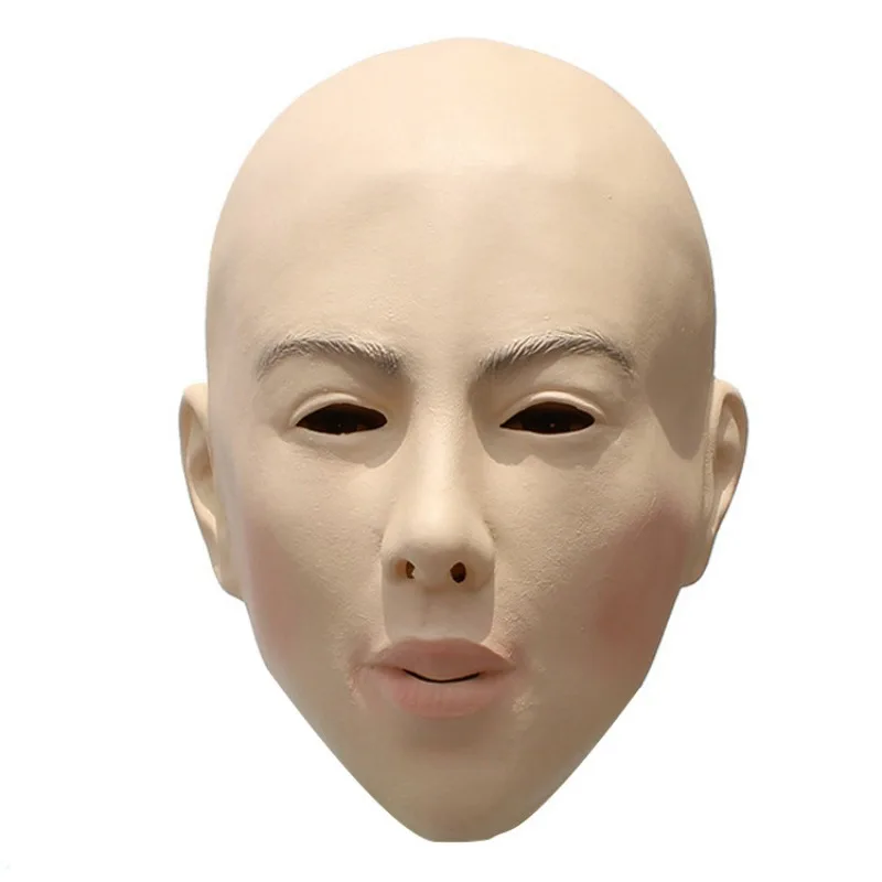 

CosplayCreative Female Scary White Blank Full Face Funny Masks Fashion Halloween DIY Scary Mask Male Festive Party Decoration Ma