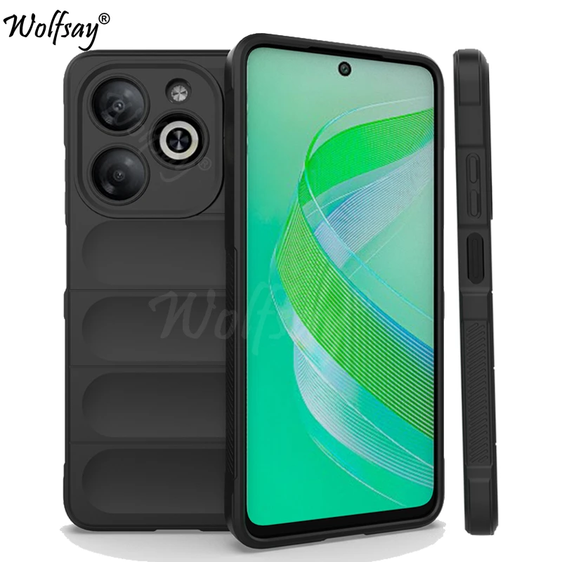 Shockproof Phone Case For Infinix Smart 8 Case Soft Silicone Full Edge Cover For Infinix Smart 8 Case For Infinix Smart 8 X6525