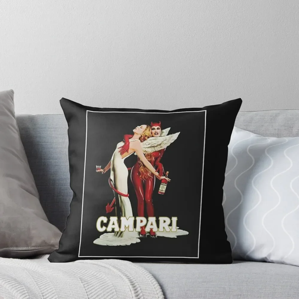 

Campari Gils Red And White Throw Pillow Christmas Pillowcase christmas supplies luxury decor pillow