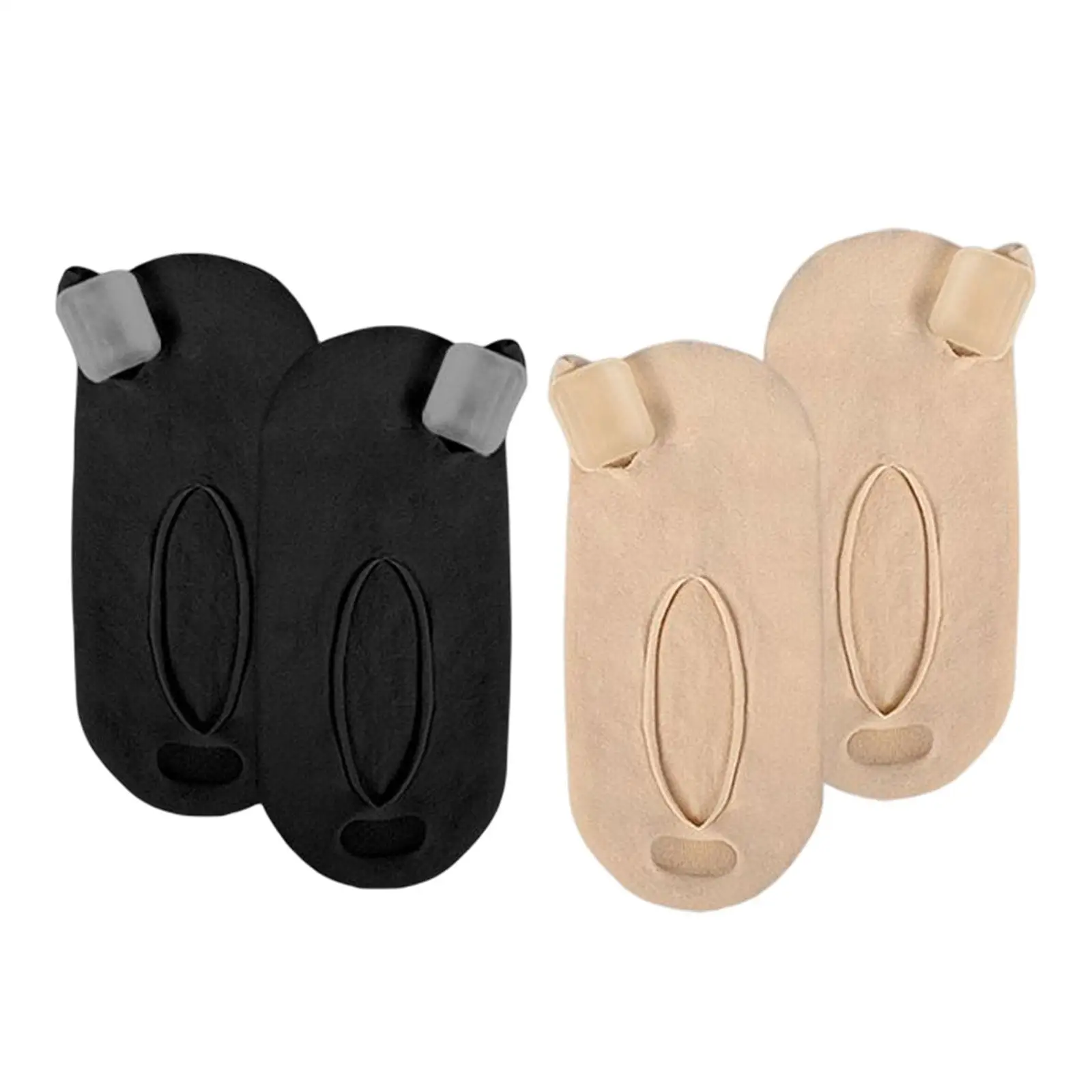 2 Pieces Soft Invisible Big Toe Splint Straightener split Socks AntiSlip