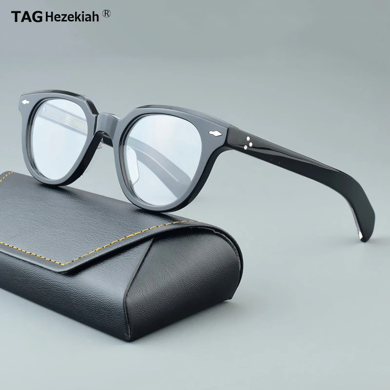 

TAG Hezekiah glasses frame Retro men women JMM48RX vintage Eyeglasses designer brand optical Myopia reading prescription Eyewear