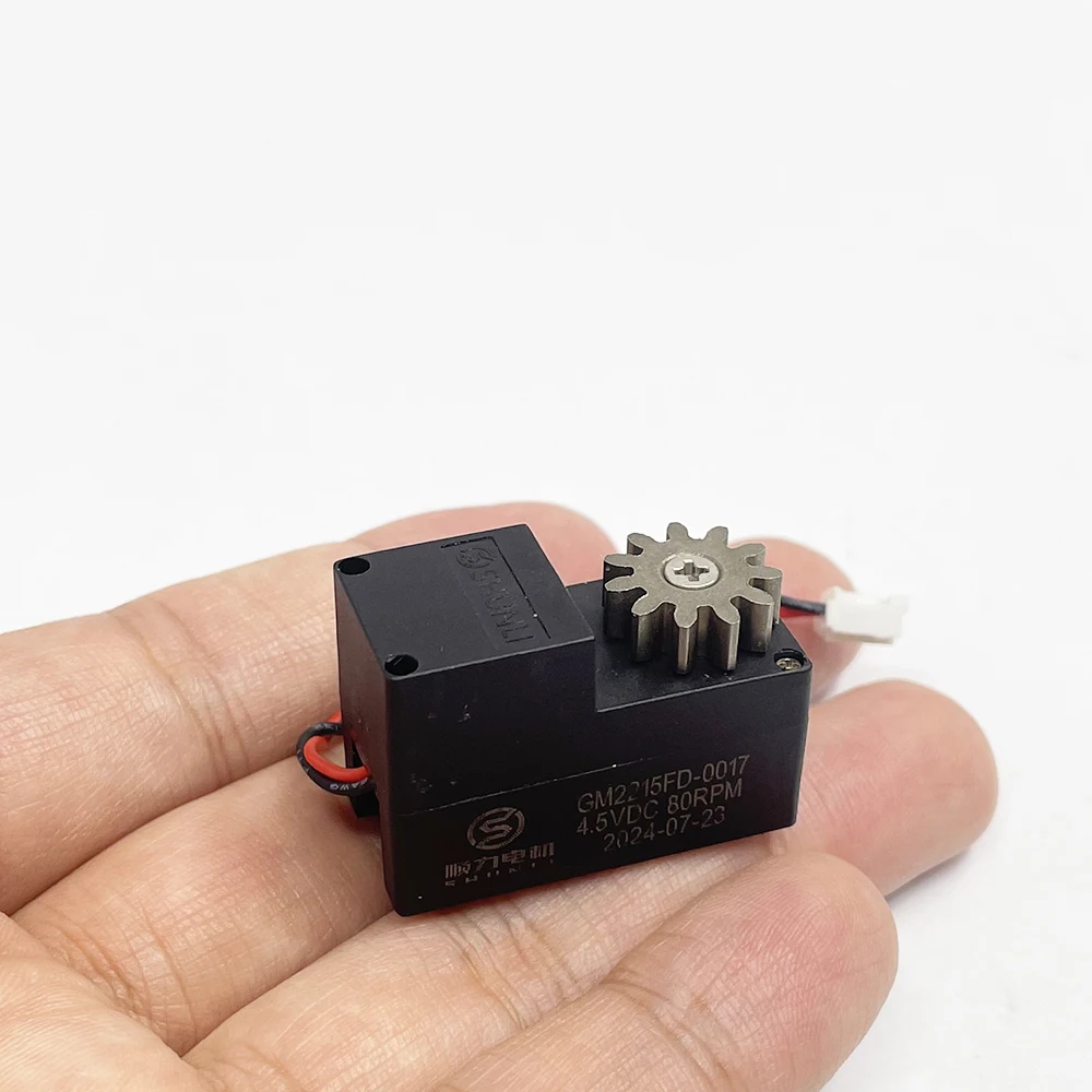 Motor Micro N10 DC 3V-6V 4,5 V 80rpm Motor de velocidad lenta con engranaje 11T para cerradura electrónica con contraseña inteligente de huella digital