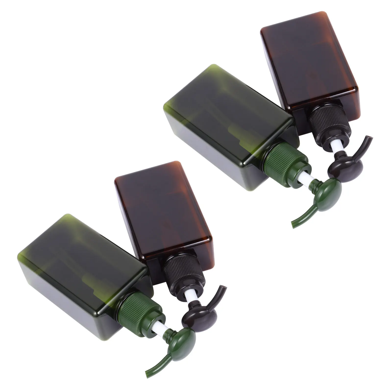 

Набор из 4 пластиковых флаконов-дозаторов по 150 мл для лосьона, шампуня, геля для душа, жидкого мыла, пустые многоразовые бутылки