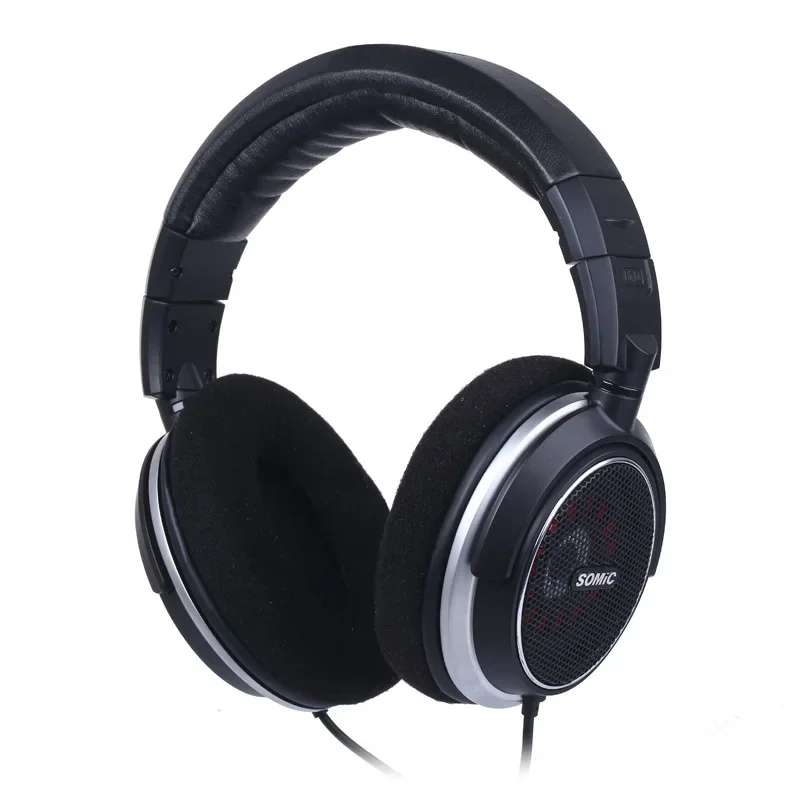 Somic V2 Headphone Monitor And DJing Wired Headphones Noise Reduction Earphonese HiFi High Fidelity Stereo Foldable Headphone