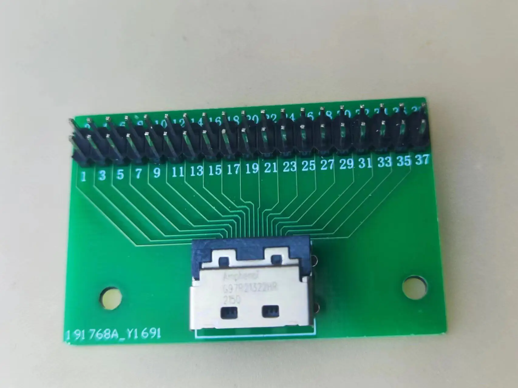 For Slimline SAS MCIO SFF-8654 8I 74P 4 38P Test Board Cable, Connector Female Seat